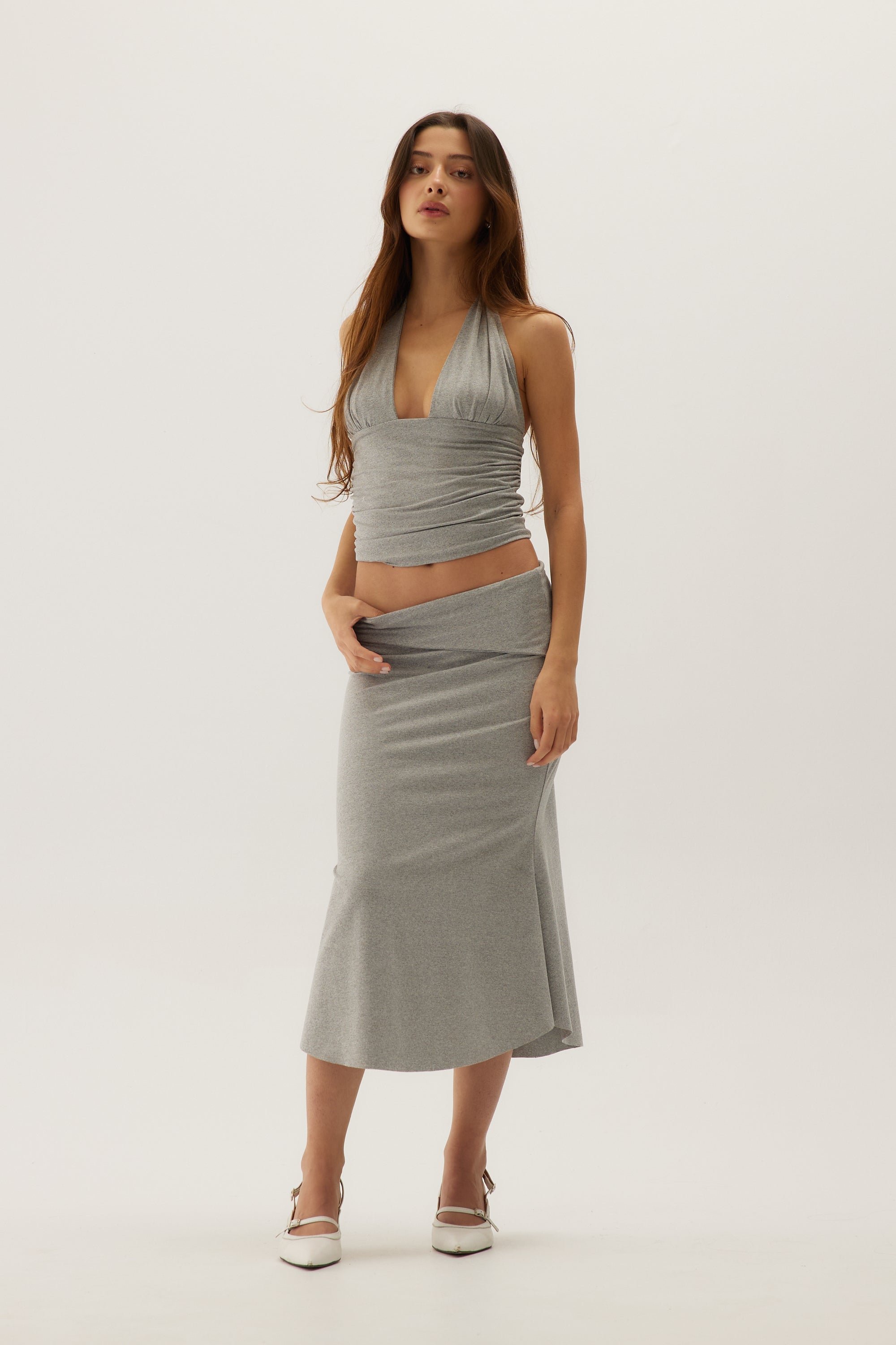 Alluring Fold Over Skirt – Eladay