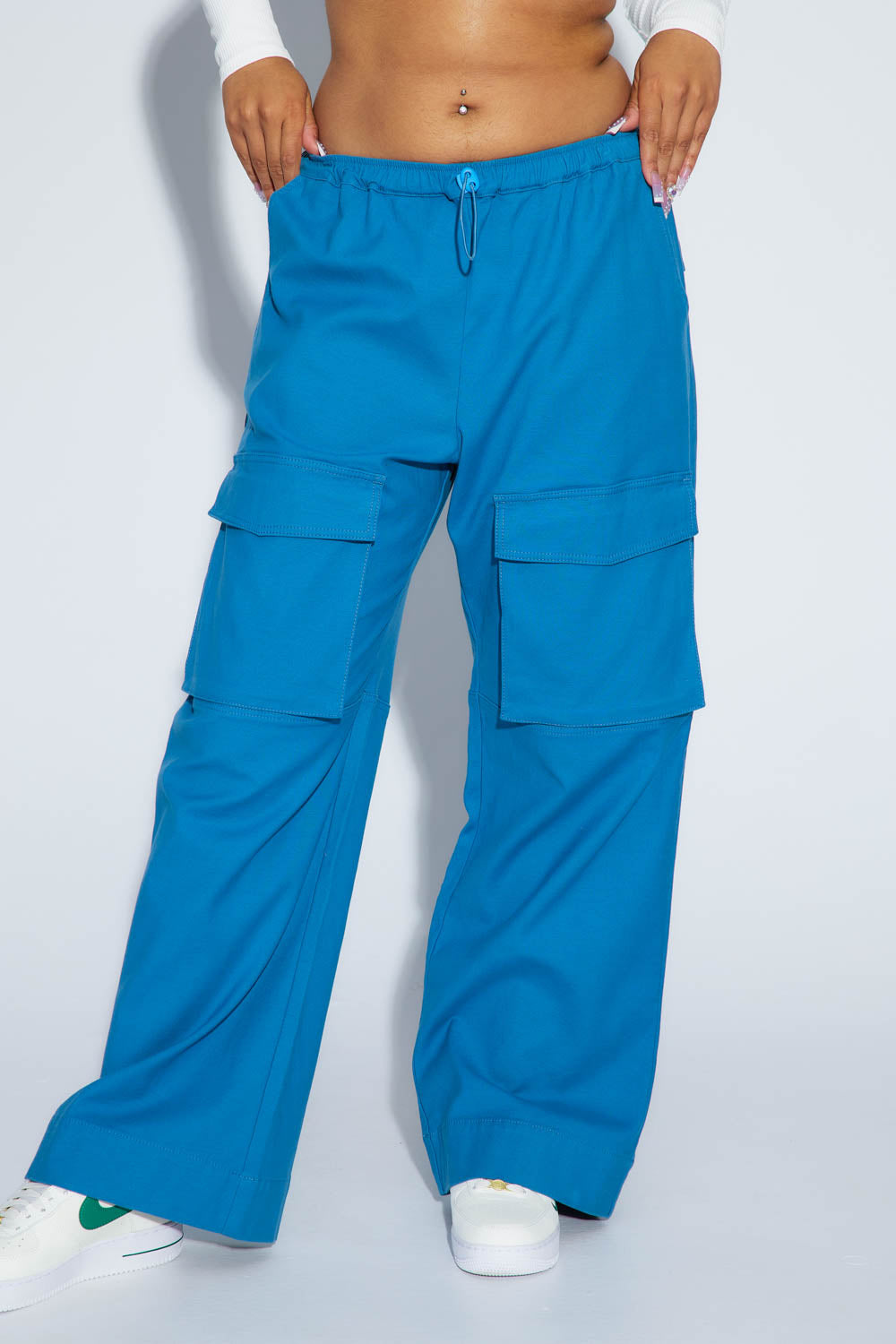Gwen Parachute Pants / Heritage Blue